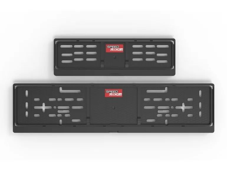 SPEEDLOCK Nummernrahmen-Set, Kunststoff, 30 × 8 cm/50 × 11 cm