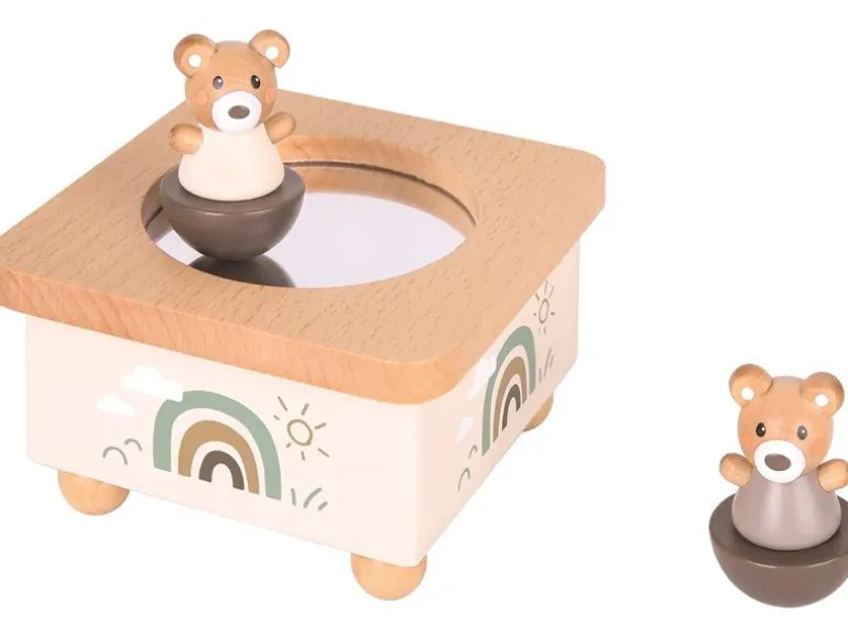 Spielba Holzspielwaren Musikspieldose Bär