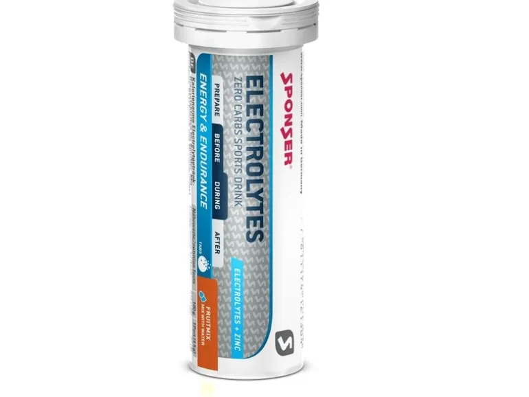 Sponser Electrolytes Tabs Fruit Mix, 12 Röhrchen