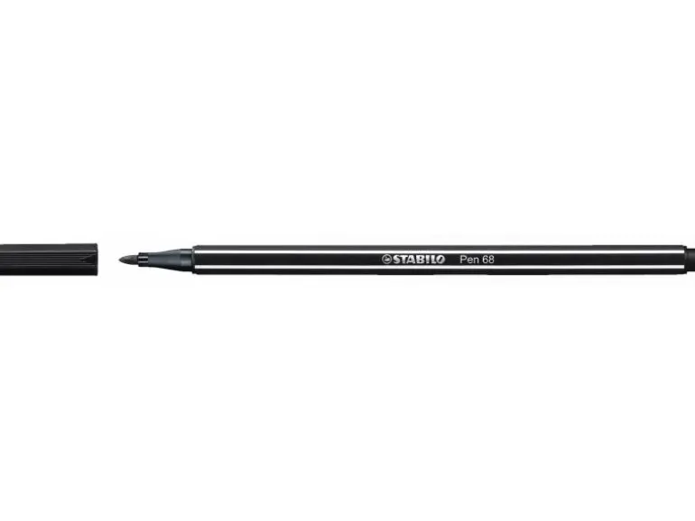 STABILO Fasermaler Pen 68, Schwarz