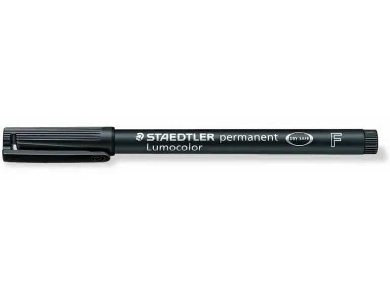 Staedtler Folienstift Lumocolor 318 F Schwarz, permanent