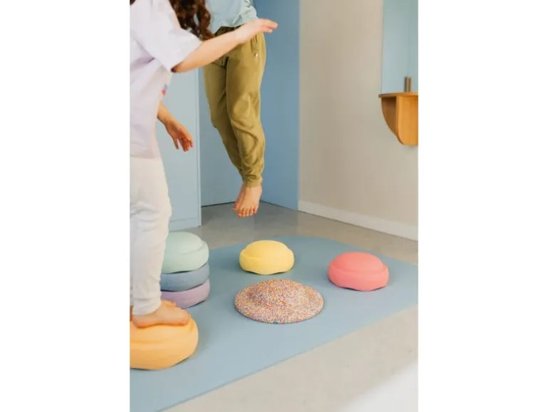 Stapelstein Beschäftigungsspielzeug Rainbow Set Pastel