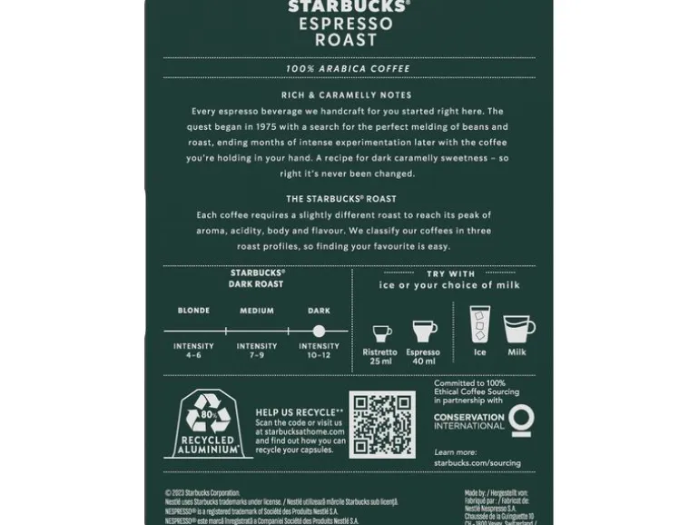 Starbucks Kaffeekapseln Espresso Roast 36 Stück