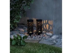Star Trading Gartenlicht Solar Izola, 2 Stück