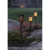 Star Trading Gartenlicht Solar Flame Mini, 3 Stück