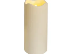Star Trading LED-Kerze Pillar Paul Ø 10 x 23 cm, Beige
