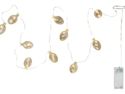 Star Trading Lichterkette Shimmer, 10 LEDs, 1.35 m, Beige