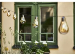 Star Trading Lichterkette Vintage Glow 360 cm, Schwarz