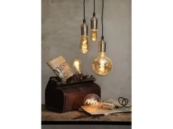 Star Trading Pendelleuchte CLASSICAL Schwarz / Messing