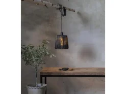 Star Trading Pendelleuchte Outdoor Decoration Twine, Schwarz