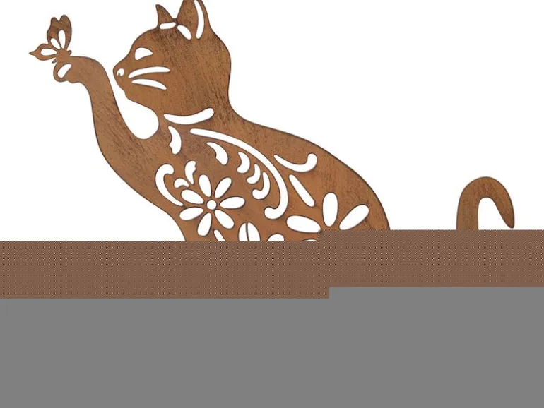 Star Trading Solar Decoration Oxicat Indoor, Outdoor, Warmweiss, Rost