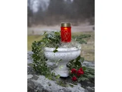Star Trading Solar Kerze Hearty Warmweiss, 1 LED