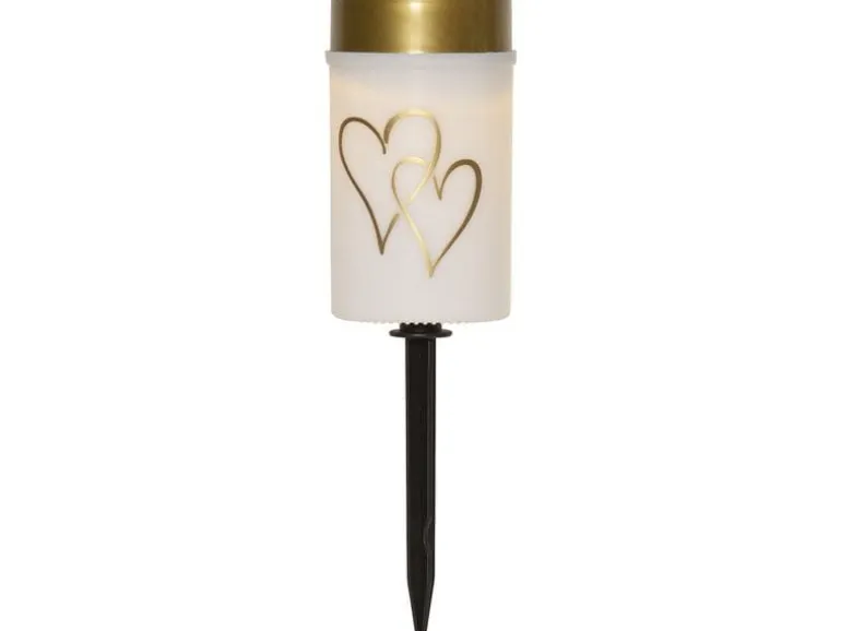 Star Trading Solar Kerze Hearty Warmweiss, 1 LED