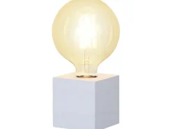 Star Trading Tischleuchte KUB E27 Weiss