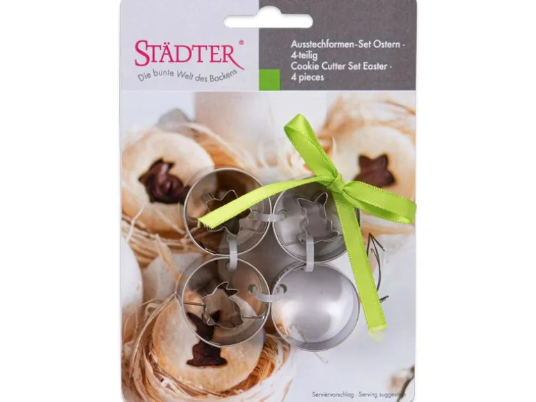 Städter Guetzli-Ausstecher Linzer 4-teilig