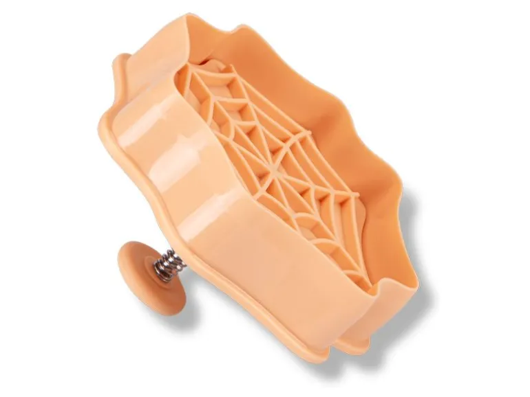 Städter Präge-Ausstecher Spinnennetz 4.3 x 7 cm, Apricot