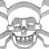 Städter Präge-Ausstecher Totenkopf 9.5 cm, Silber