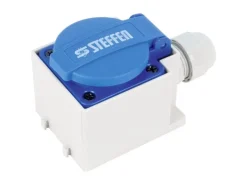 STEFFEN AP-Steckdose T23, IP20, Blau