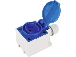 STEFFEN AP-Steckdose T23, IP20, Blau