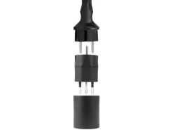 STEFFEN Fixadapter 3-Pol Deutsch auf Stecker CH T12 schwarz, CEE7