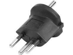 STEFFEN Fixadapter SchuKo Konturenstecker – T12 schwarz
