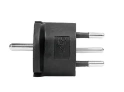 STEFFEN Fixadapter SchuKo Konturenstecker – T12 schwarz