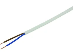STEFFEN Installationskabel TD 2 x 1.0 mm², 20 m Weiss