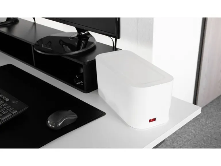 STEFFEN Kabelbox 5xT13 mit Schalter, Weiss