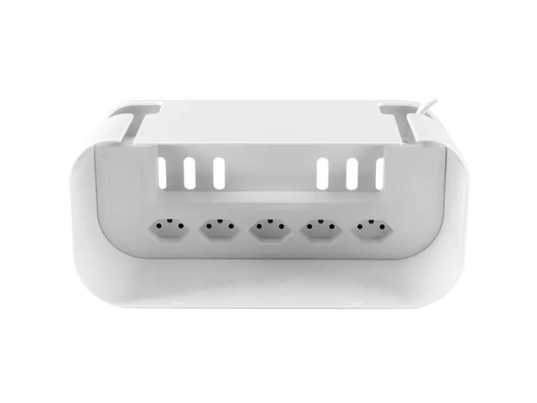 STEFFEN Kabelbox 5xT13 mit Schalter, Weiss