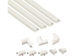 STEFFEN Kabelkanal D-Line 20 x 10 mm, 1 m, Weiss