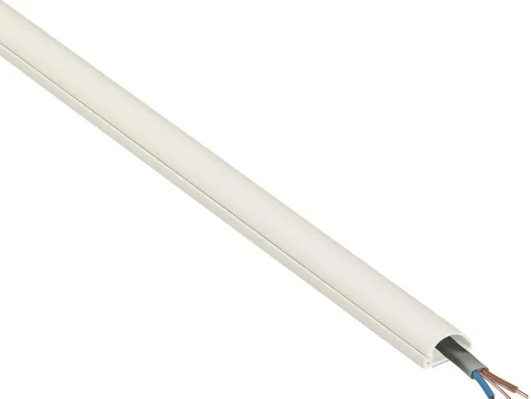 STEFFEN Kabelkanal D-Line 20 x 10 mm, 1 m, Weiss