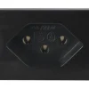 STEFFEN Steckdose FLF 1x T13, Schwarz
