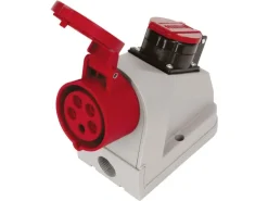 STEFFEN Wandsteckdose Kombi-Wandsteckdose CEE16/5 + T25 IP55