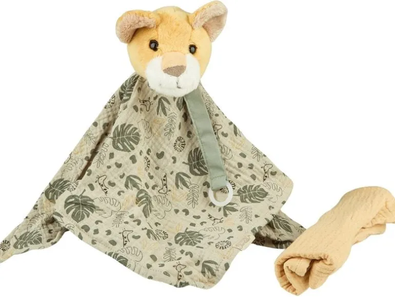 Sterntaler Geschenkset Löwe Leo Schmusetuch mit Schnullerband