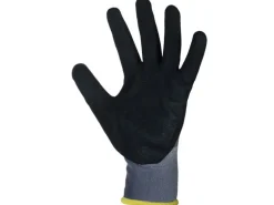 STRUCT Arbeitshandschuh Nylon, M, Grau/Schwarz, 1 Stück