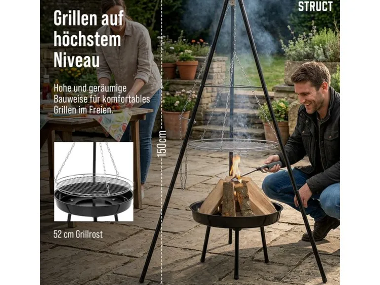 STRUCT Dreibein mit Feuerschale