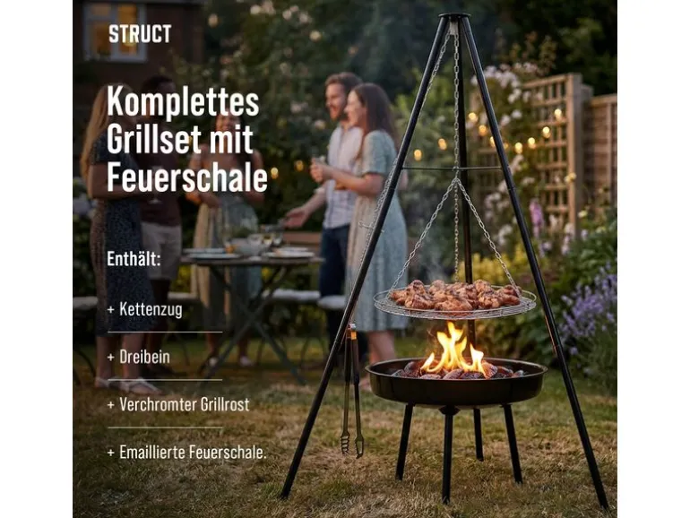 STRUCT Dreibein mit Feuerschale