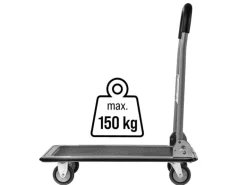 STRUCT Plattformwagen 150 kg, Grau/Schwarz