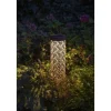 STT Laterne Solar Antic Pillar Verdoso Grün
