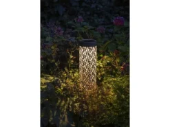 STT Laterne Solar Antic Pillar Verdoso Grün
