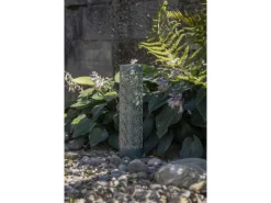 STT Laterne Solar Antic Pillar Verdoso Grün