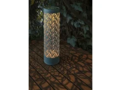 STT Laterne Solar Antic Pillar Verdoso Grün