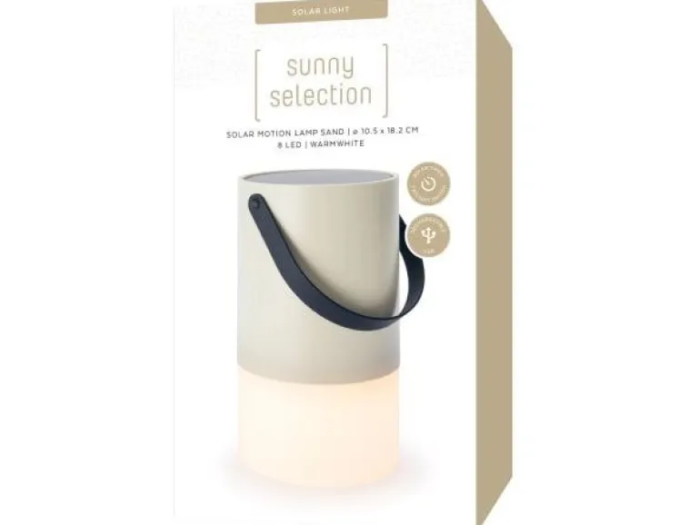 STT Laterne Solar Motion Lamp Sand Sand