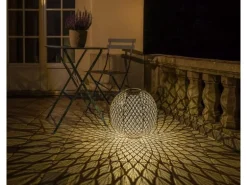 STT Windlicht Solar Antic Ball Emilia, Ø 40 cm, Marineblau