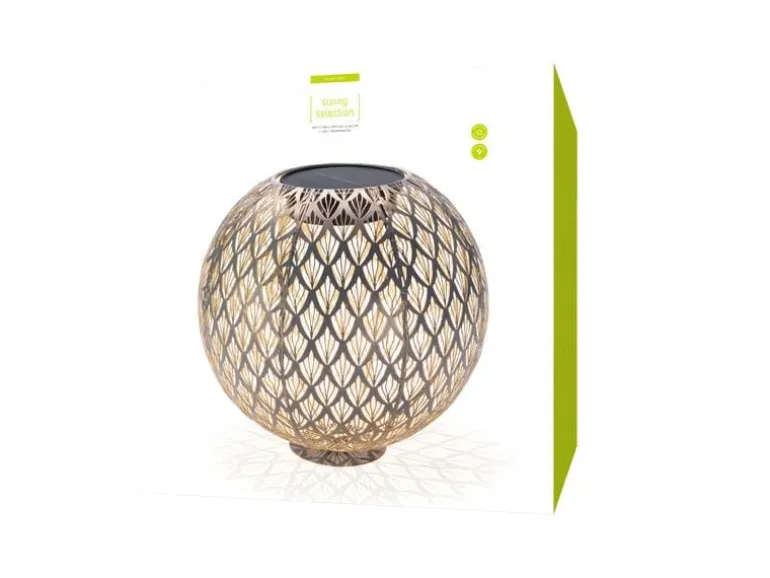 STT Windlicht Solar Antic Ball Emilia, Ø 40 cm, Marineblau