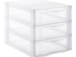 Sundis Schubladenbox A4 Oragamix Transparent
