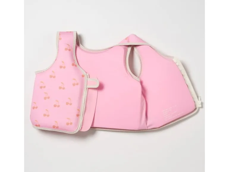 Sunnylife Kids Swim Vest 3-6 Cotton Candy Cherry Rosa