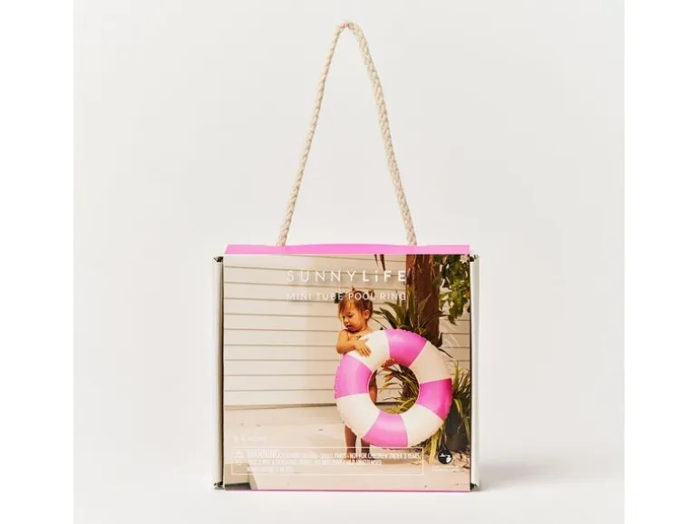 Sunnylife Mini Pool Ring Pool Party Magenta Stripe