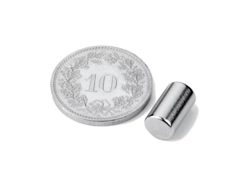 supermagnete Haftmagnet Ø 0.6 cm, 10 Stück