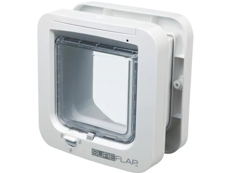 SureFlap Freilauftür mit Mikrochip-Erkennung weiss